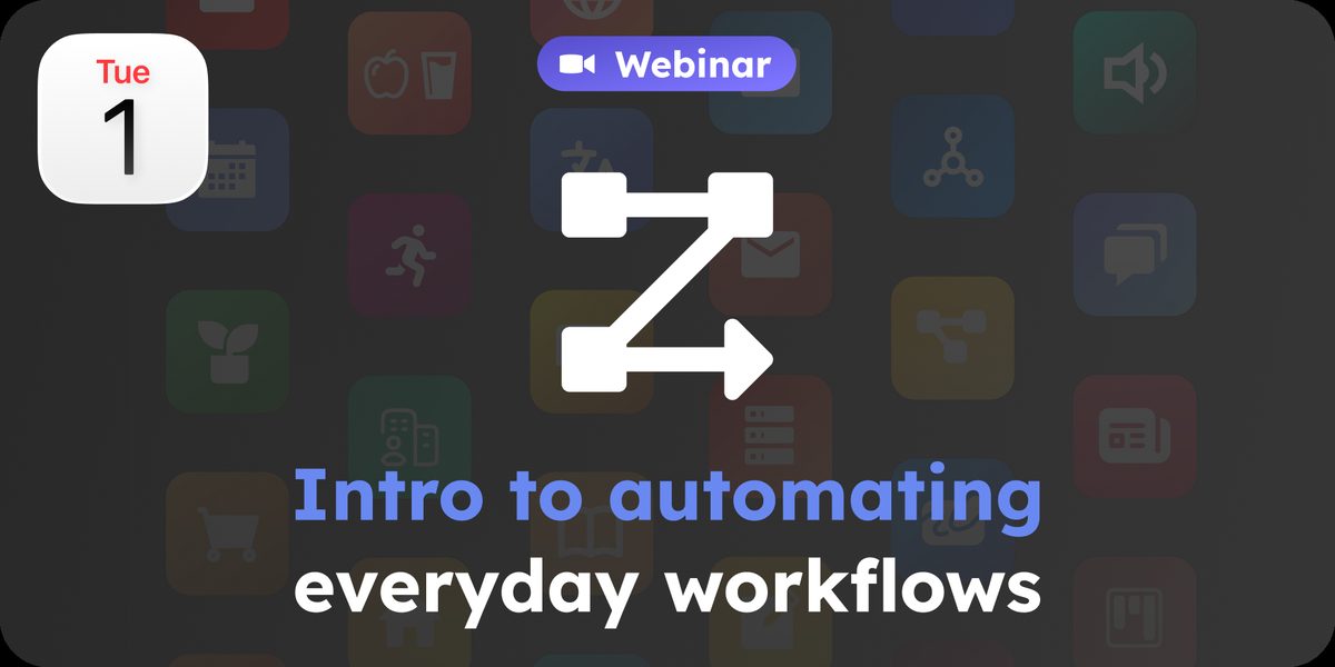 Intro to automating everyday workflows - No coding experience needed event cover