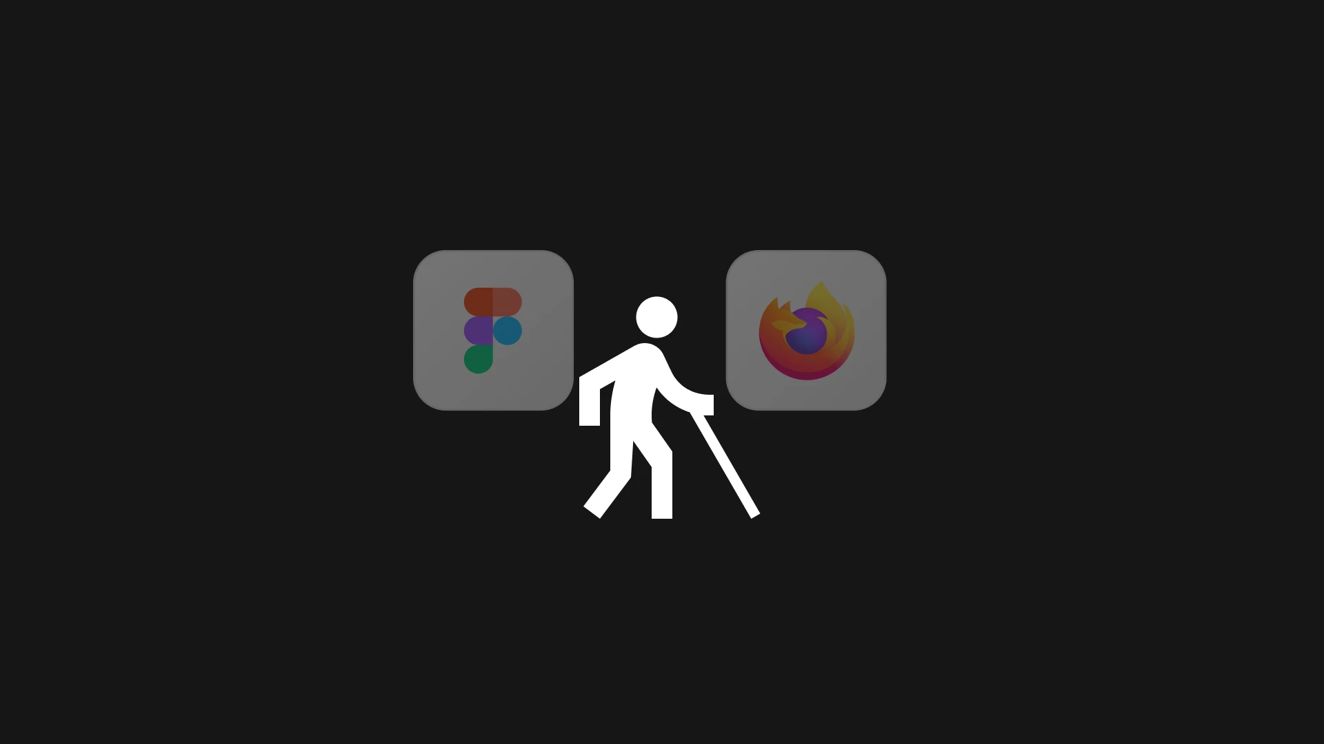 A figure between Figma and a browser: coding agents need access to designs and rendered results.